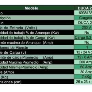 Cargador Portátil de Batería 12v 200 Amp - Image 4