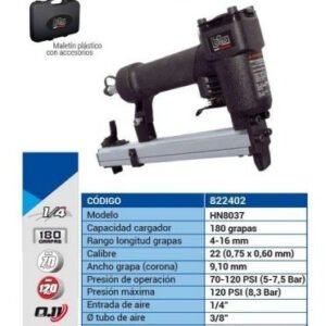 Engrampadora Neumática Profesional 4-16mm x 9,1mm - Image 4