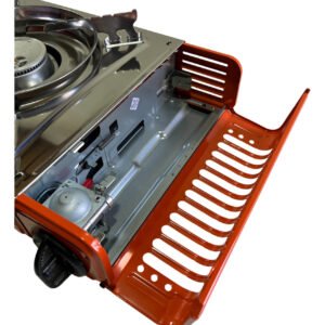 Cocina Anafe Camping Portátil 2 Hornallas + Maletín - Image 3