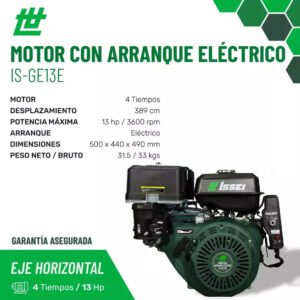 Motor Horizontal 13hp Arranque Eléctrico 389cc - Image 7