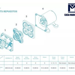 Bomba Agua 24v 11.3Lts/m Motorhome - Image 6