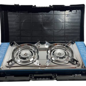 Cocina Anafe Camping Portátil 2 Hornallas + Maletín - Image 6