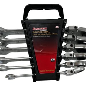 Juego Llaves Combinadas Crique Articulada 6 Piezas - Image 9