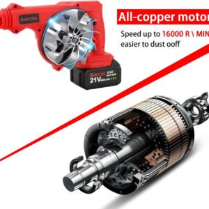 Sopladora Aspiradora Inalámbrica 2 Baterías 21v - Image 7