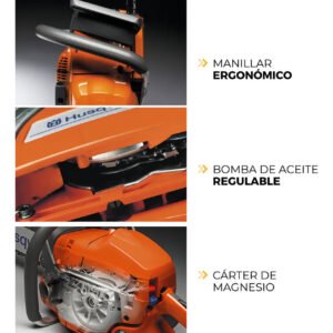 Motosierra 365 65,1cc Espada 45cm 18'' Sueca - Image 2