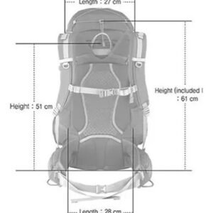 Mochila Trekking Táctica Trango 45+5litros + Raincover - Image 2