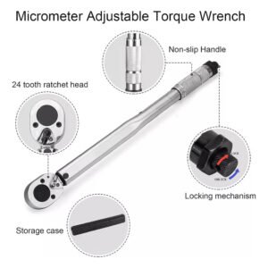 Torquimetro Safe Enc 1/2'' Profesional 2,9 A 21kg Nm - Image 6