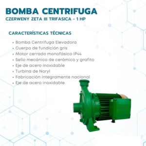 Bomba Centrífuga Z3t 1Hp Trifásica - Image 3