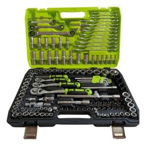 Juego Caja Tubos 1/4 3/8 1/2'' Herramientas 151 Piezas - Image 2