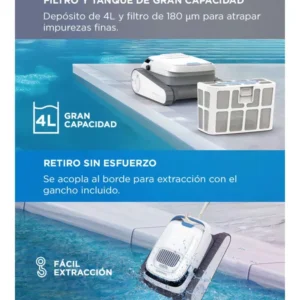 Robot Limpia Pileta Piscina Paredes Limpiafondo Automatico OUTLET - Image 4