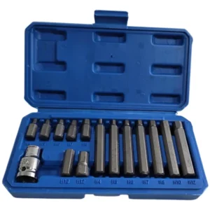 Kit De Puntas Allen Hexagonales H4-h12 Largas Y Cortas - Image 2