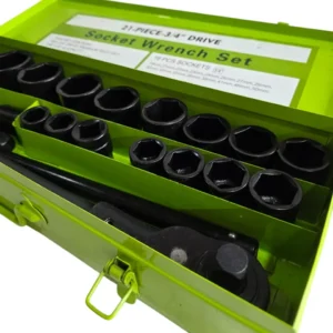 Caja Chapa Set Juego De Tubo 21 Alto Impacto Encastre 3/4 Hexagonal - Image 3