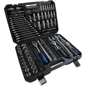 Juego Caja Set Tubos 1/2 - 1/4 - 3/8'' Y Llaves 216 Piezas - Image 3