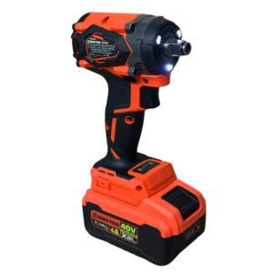 Llave De Impacto 1/2"  Y Atornillador 1/4" 40V Inalambrico + 2 Baterias - Image 3