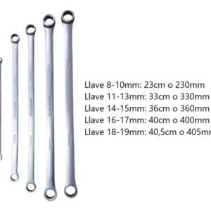 Llaves Estriadas Largas Polea Tensores Poly V 5 Pzs - Imagen 2